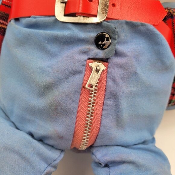 DAKIN Learn To Dress 18" Plush Bear Vintage 1977 Plaid Tartan Coat Pinwheel Hat - Picture 7 of 16